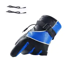 USB перчатки с электрическим подогревом, водонепроницаемые толстые перчатки, зимние перчатки для велоспорта, катания на лыжах, спорта на открытом воздухе, Guantes Termicos Hombre, новинка, E