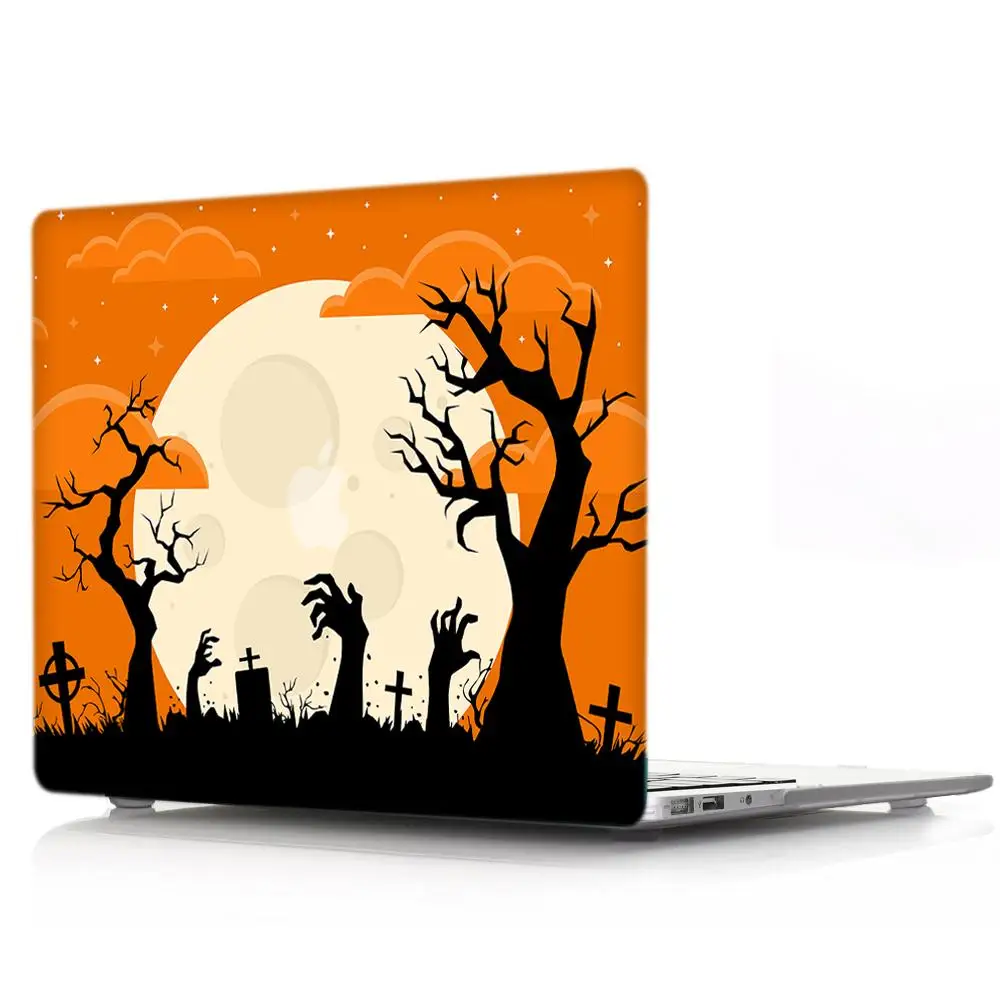 3D чехол для ноутбука на Хэллоуин для MacBook Air 13 Pro retina 11 12 13 13,3 15, для Macbook New Pro 13 15 Touch Bar чехол для клавиатуры