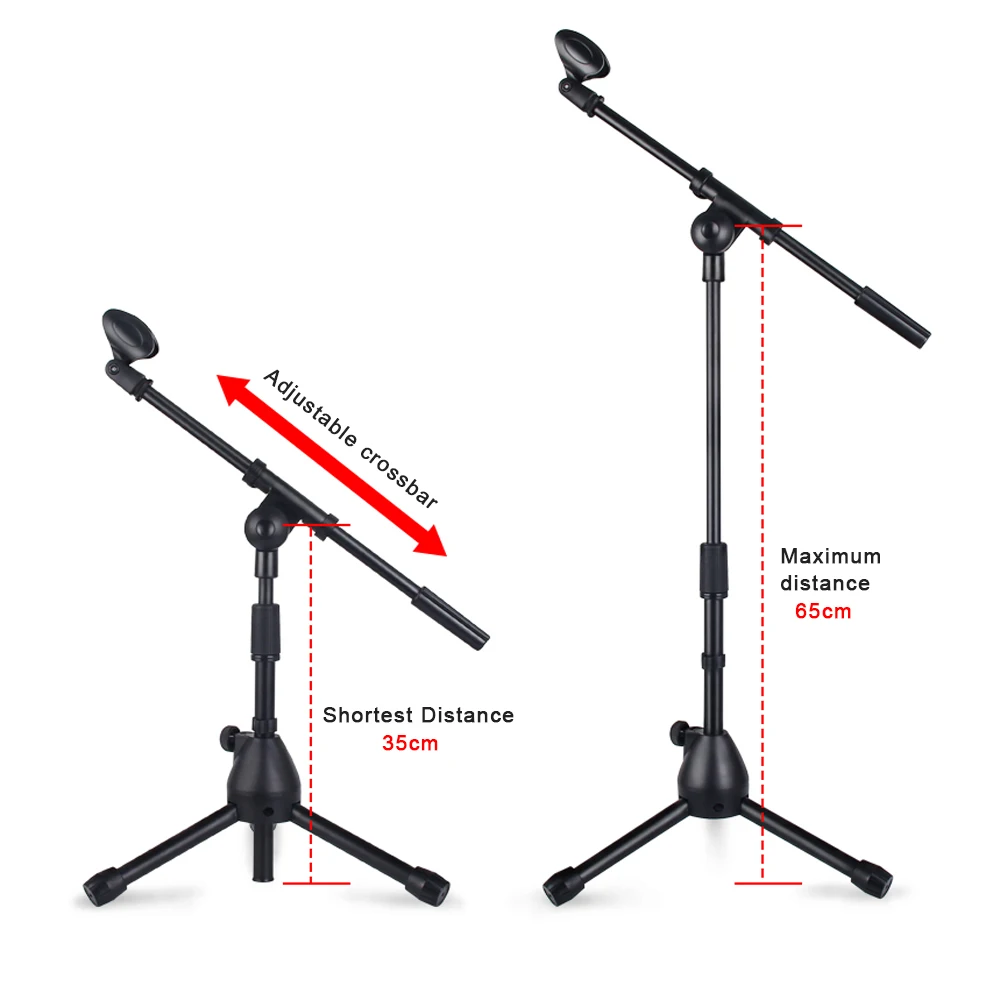 Microphone stand GAZ-115, professional, adjustable, floor for radio broadcasting studio