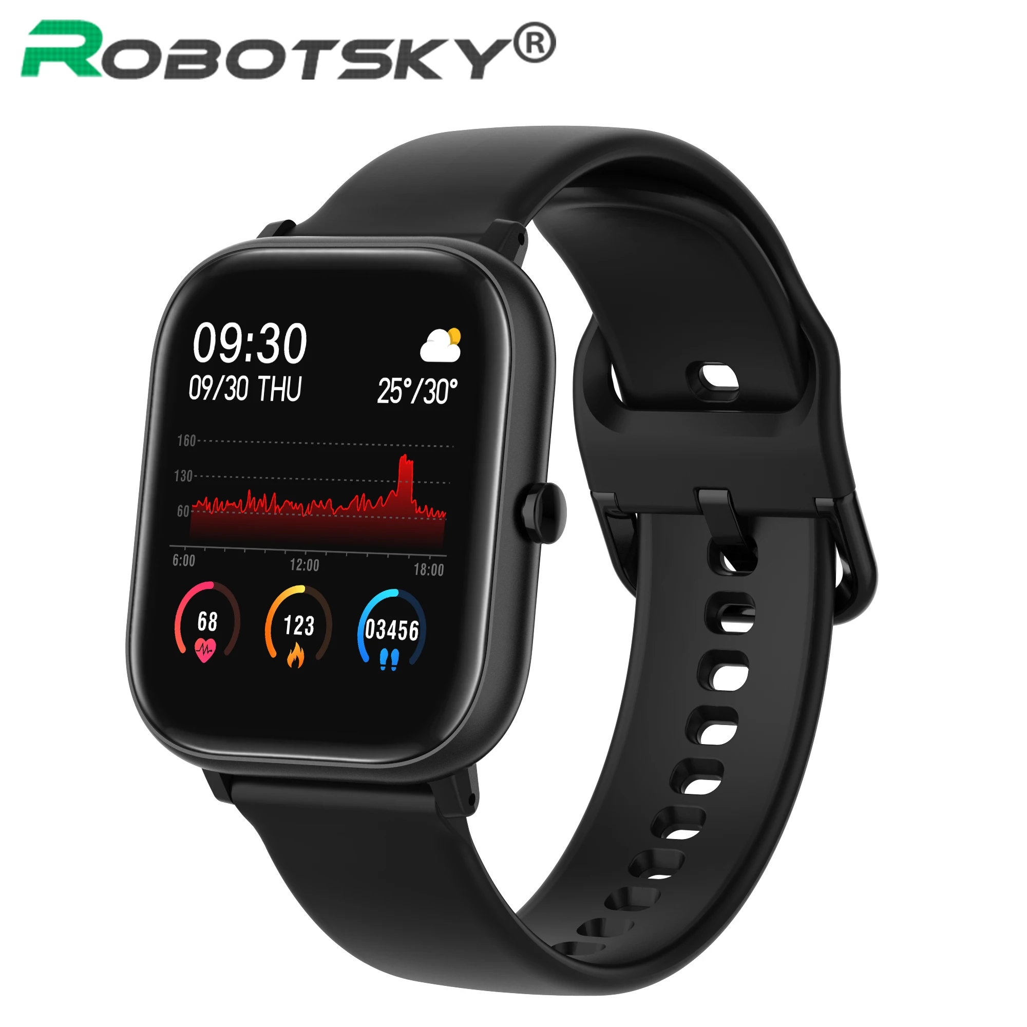 

P20 Smart Watch Men Women Heart Rate Monitor Fitness Sport Pedometer watch Bluetooth Full Touch Smartwatch IP68 For Android IOS