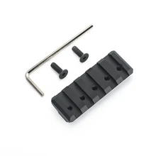 

WADSN Tactical UNITY FUSION Offset Rail Aluminum Picatinny Panel Scope Mount Base Fit for M-lok Install Scope flashligt