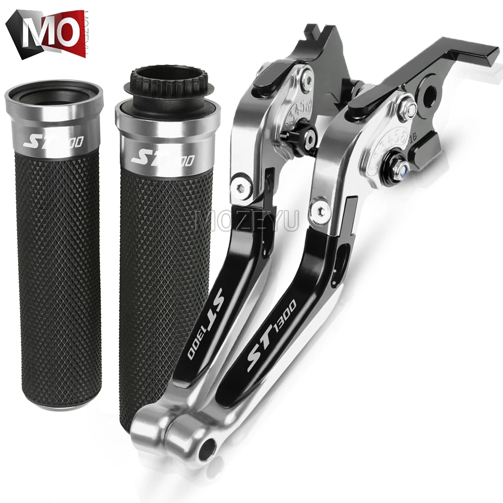 Для Honda ST 1300 ST1300 2008-2012 2009 2010 2011 Мотоцикл с ЧПУ Складные Выдвижные Тормозные Рычаги сцепления руль набор ручных ручек - Цвет: Silver