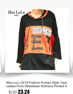 Max LuLu корейская мода осень роскошная одежда женские сексуальные кружевные футболки женские винтажные топы свободные футболки с высоким воротом
