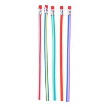 

Flexible Pencil Soft Bendy Pencil with Eraser Great Fun to Play Fidget Office Stationery Gift for Kids Students 18cm