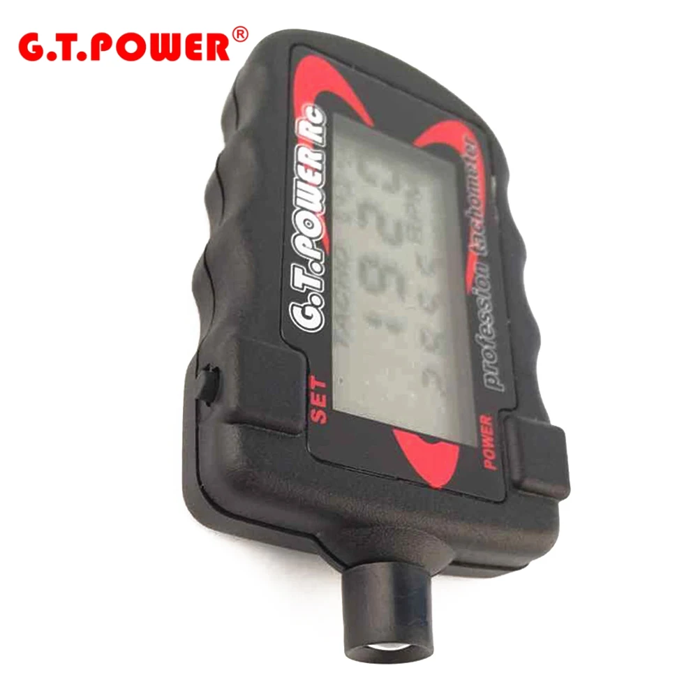 

1pcs G.T. Power Model Profession RC Motor Digital Optical Tachometer Supports 2 to 9 Bladed Paddle Propeller