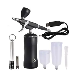 Compresseur d'aérographe Portable sans fil, facile à utiliser, démarrage et arrêt automatiques, ensemble de pistolet de pulvérisation sans fil pour Ladys, cadeaux pour petite amie, HB08Mini 116 