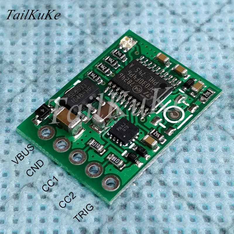 ZY12PDS тип-c USB-C PD2.0 3,0 поворот DC USB обман Быстрая зарядка триггер детектор опроса