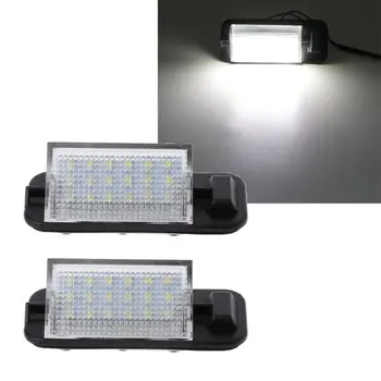 

2Pcs White Auto Error Free 3528 SMD 18 LED License Plate Light Lamps Bulbs For BMW E36 3 Series 1992-1998 318i 320i M3