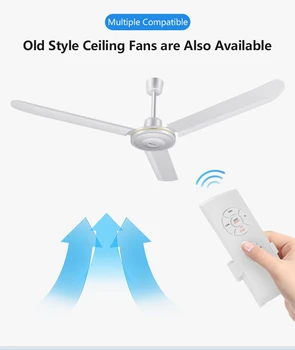 

110V Smart Universal Ceiling Fan Lamp Remote Controller Remote Adjust Speed Light Remote Control wifi switch google home tuya