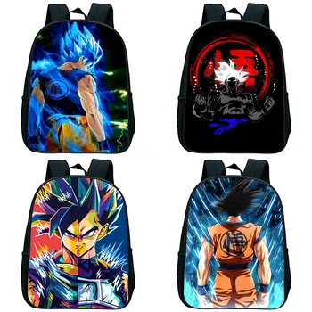 

New Children Dragon Ball Print Kindergarten Backpack Cool Goku School Bag Child Bookbag Kids Anime Rucksack Back to School Gift