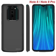 Для Xiaomi Redmi Note 8 Note 8 Pro Чехол для батареи смарт-чехол для зарядного устройства 6500 мАч Внешний аккумулятор Note 8 Pro Чехол для аккумулятора