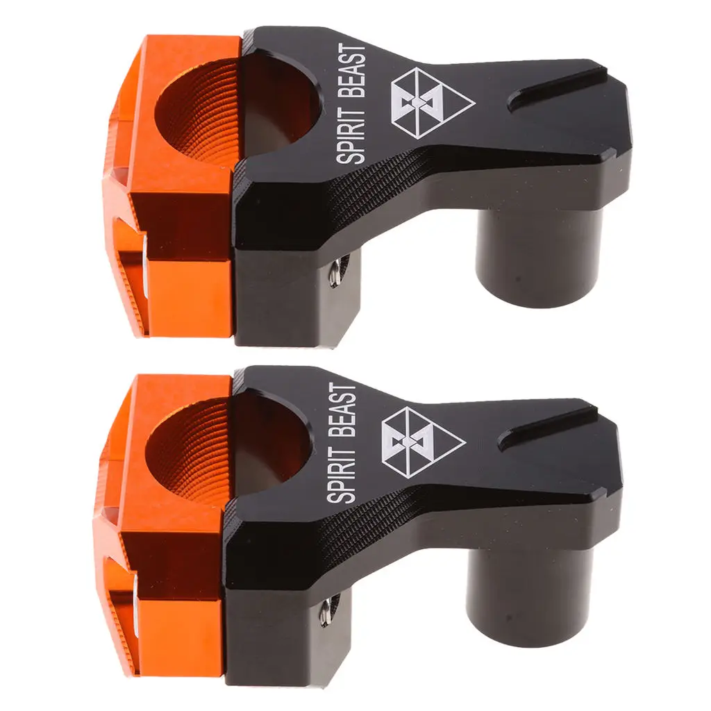 Universal Motorcycle Handlebar Riser Pivoting For 22/28mm Bar Clamp Suzuki For Yamaha Kawasaki Honda ATV Quad Moto Accessories