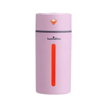 

Ultrasonic Air Humidifier Cup Aroma Diffuser Air Purifier Mist Maker USB With LED Lights For Home Car Office