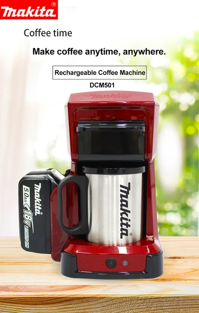 Japan Makita DCM501 Rechargeable Coffee Machine Wireless Portable