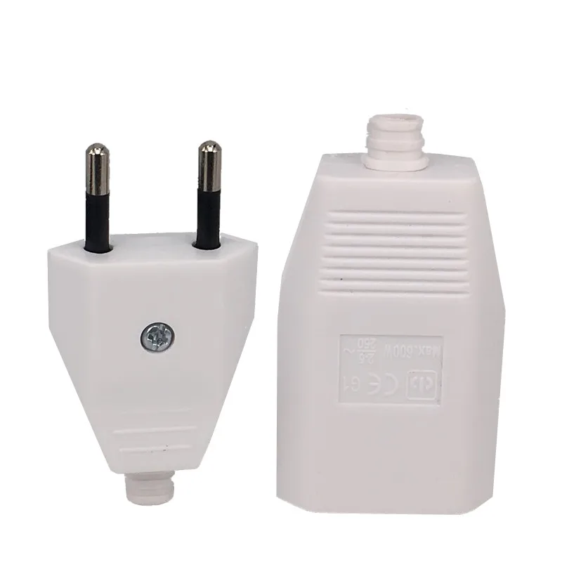 Vintage Style European Rewirable Power Cord, 250V 16A
