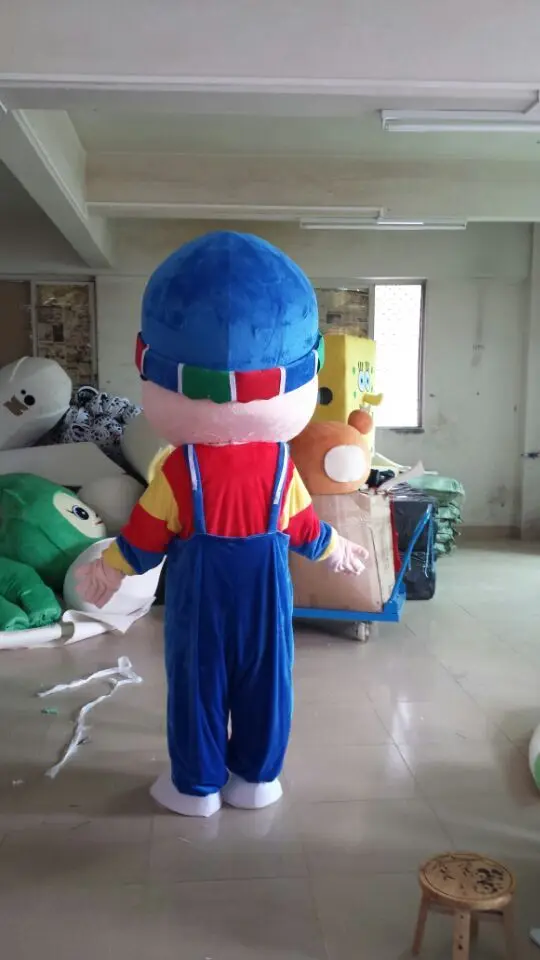 Прямая с фабрики costum young hat костюм талисмана для мальчика взрослый размер для Хэллоуина День Рождения мультфильм одежда костюмы для косплея