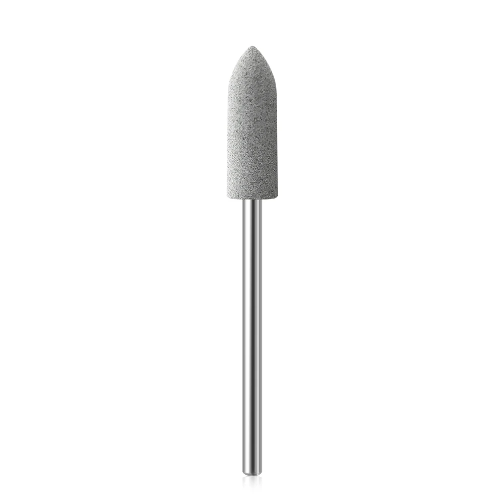 Rolabling резиновый силиконовый Фрезерный резак для дизайна ногтей Полировка буферных напильников Электрический аппарат для маникюра сверло Инструменты для педикюра - Цвет: white gray