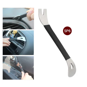 

1pc Trim Removal Tool Durable Car Radio Panel Double-Head Door Clip Trim Dash Audio Removal Installer Pry Tool Hand Repair Too
