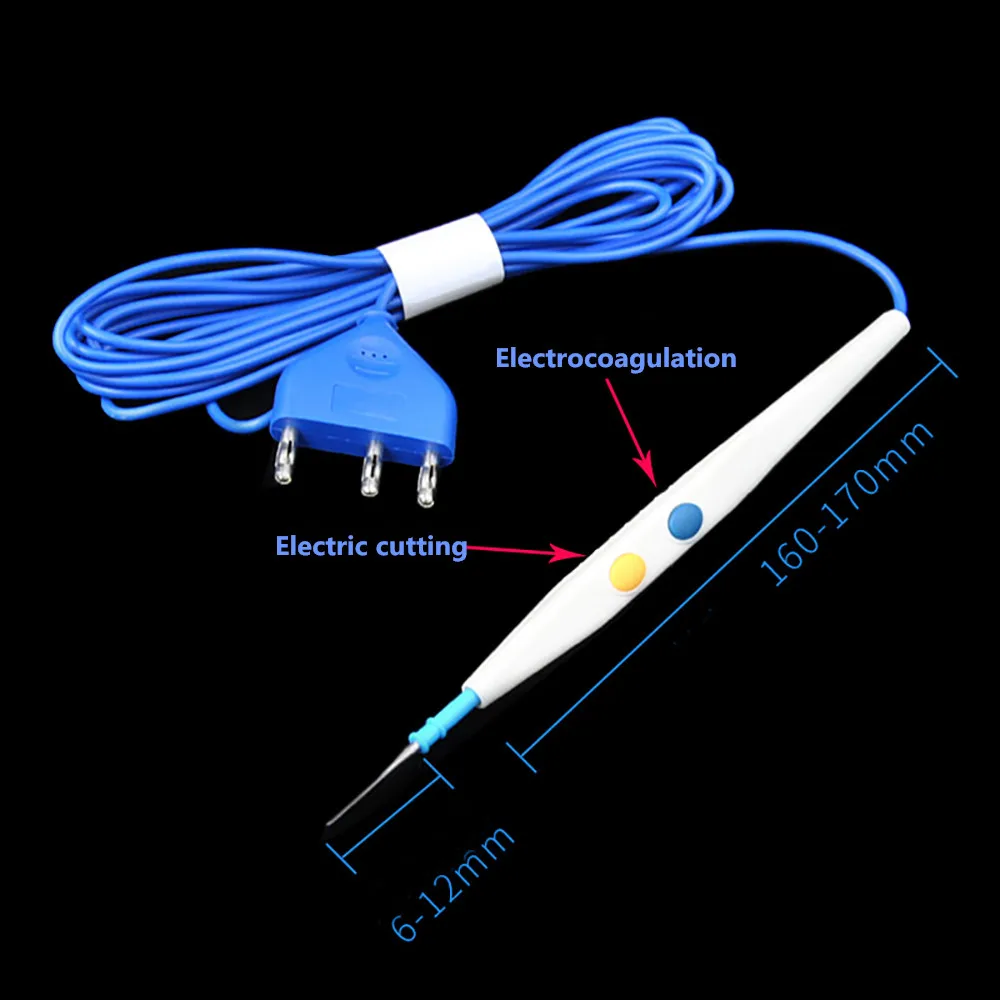 10 шт одноразовый медицинский Высокочастотный электрод электрический нож ручка хирургический скальпель электрическая коагуляция ручка электротом Y