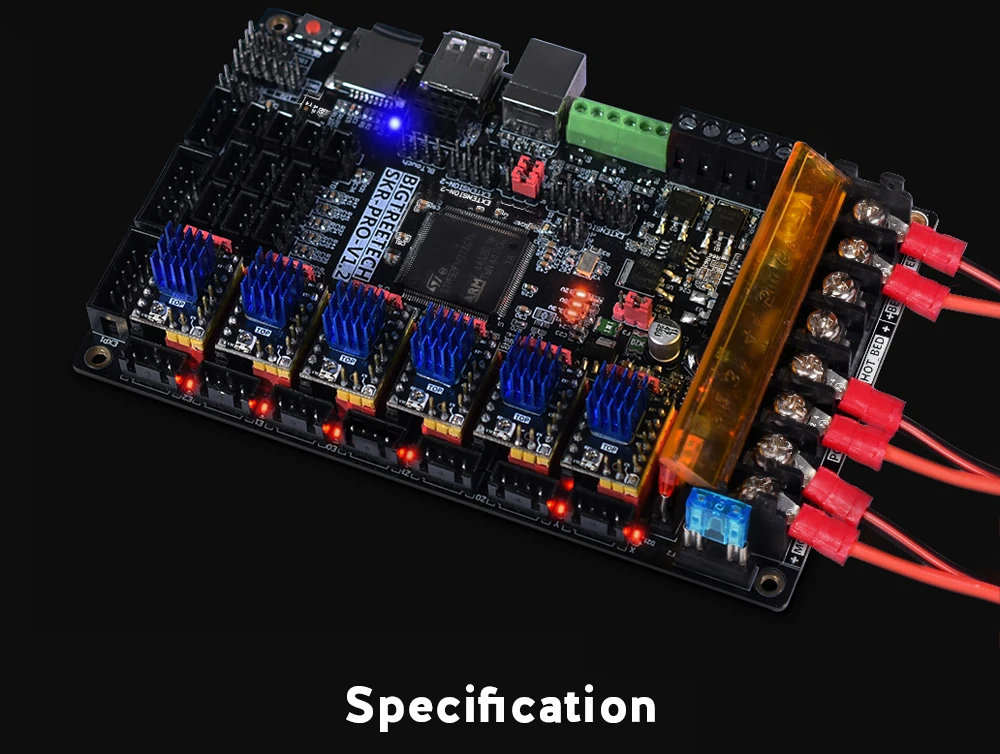 bigtreetech skr pro placa de peças de impressora skr ramps uart skr mini