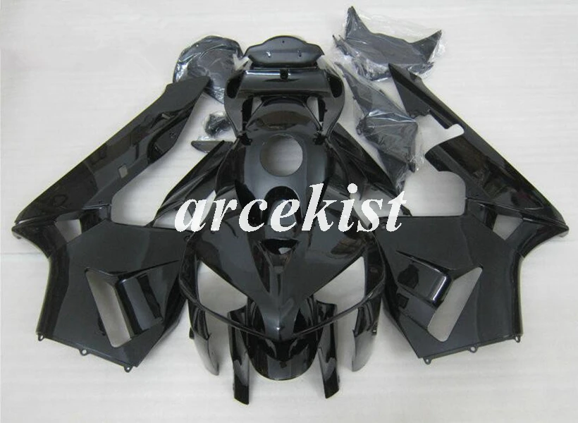 4 подарки ABS мотоцикл обтекатель комплект подходит для CBR600RR F5 2005 2006 05 06 cbr600 600RR Кузов Набор все черный