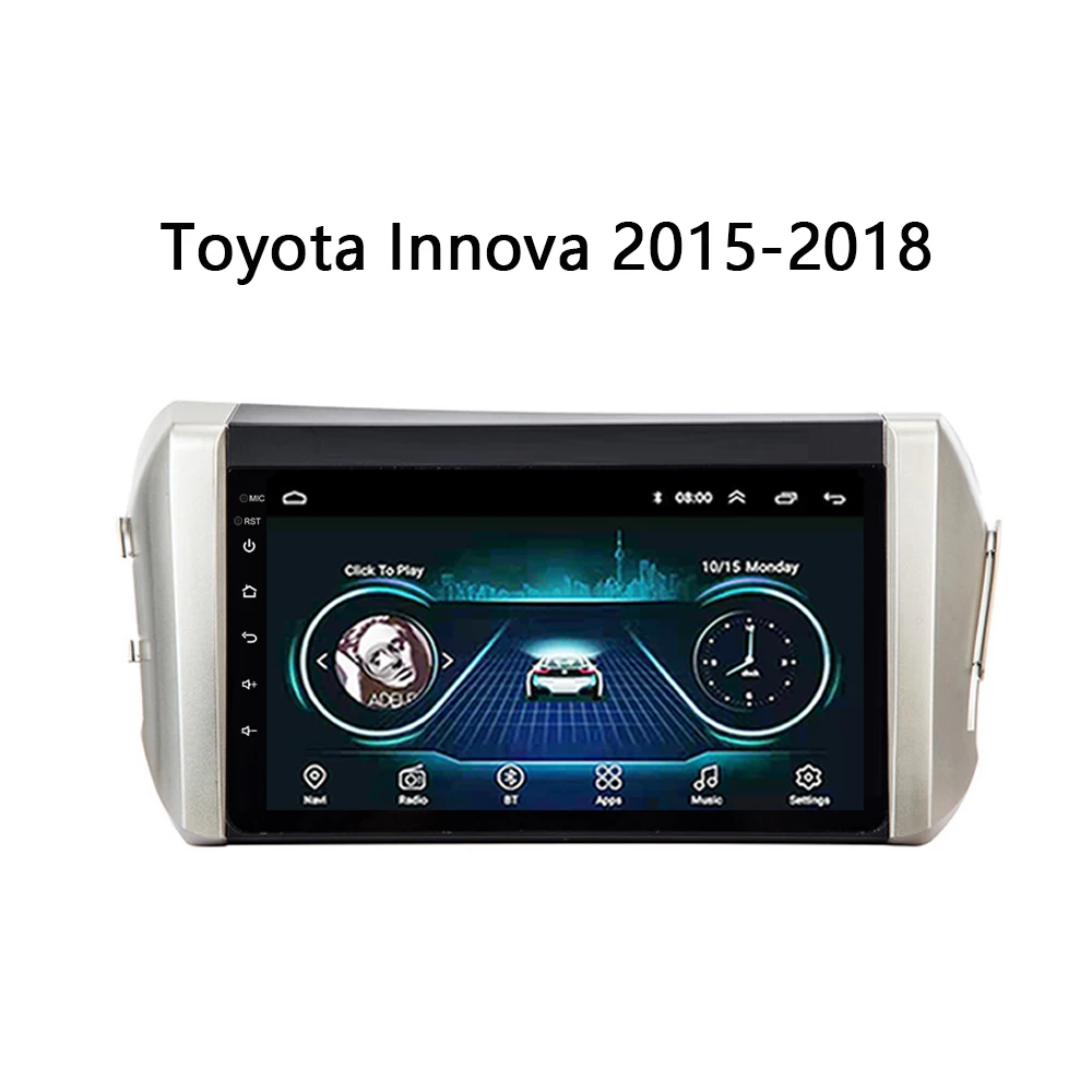 Автомобильный dvd стерео для Toyota INNOVA 2015 2016-2018 LHD RHD Мультимедиа Радио dvd-плеер