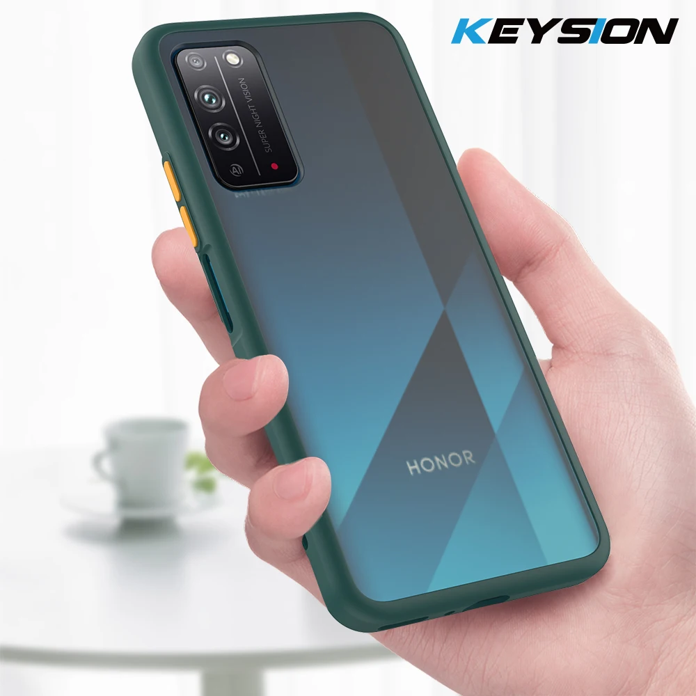 Матовый чехол KEYSION для Honor X10 5G 30 Pro Plus 30S 20 9C 9S 9A противоударный телефона Huawei P40 + P30 Y5P