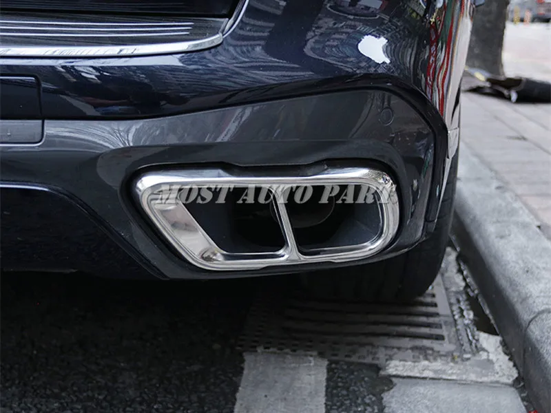 Глушитель выхлопной трубы из нержавеющей стали 2 шт. для BMW X5 G05 2020 аксессуары