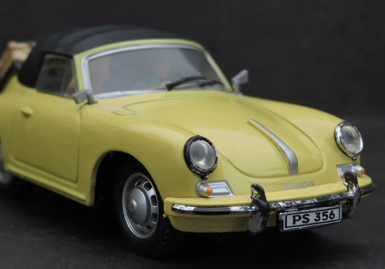 1/43 Редкие новые образцы литье металла под давлением классический немецкий 356 ретро автомобиль домашний дисплей Коллекция игрушки для детей