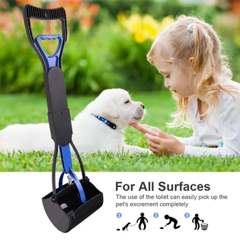 

1pcs Foldable Dog Pooper Scoopers Protable Pet Puppy Cat Poop Scoop Cleaner Pick Up Waste Pet Dog Supplies