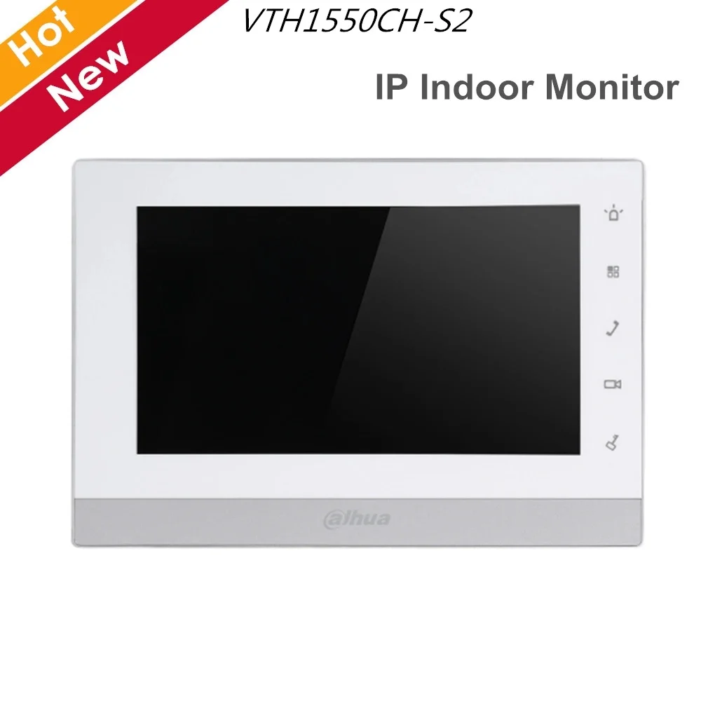 Dahua Video Intercoms VTH1550CH-S2 IP Indoor Monitor 7\ TFT Capacitive Touch Screen Alarm integration Video doorbell accessory