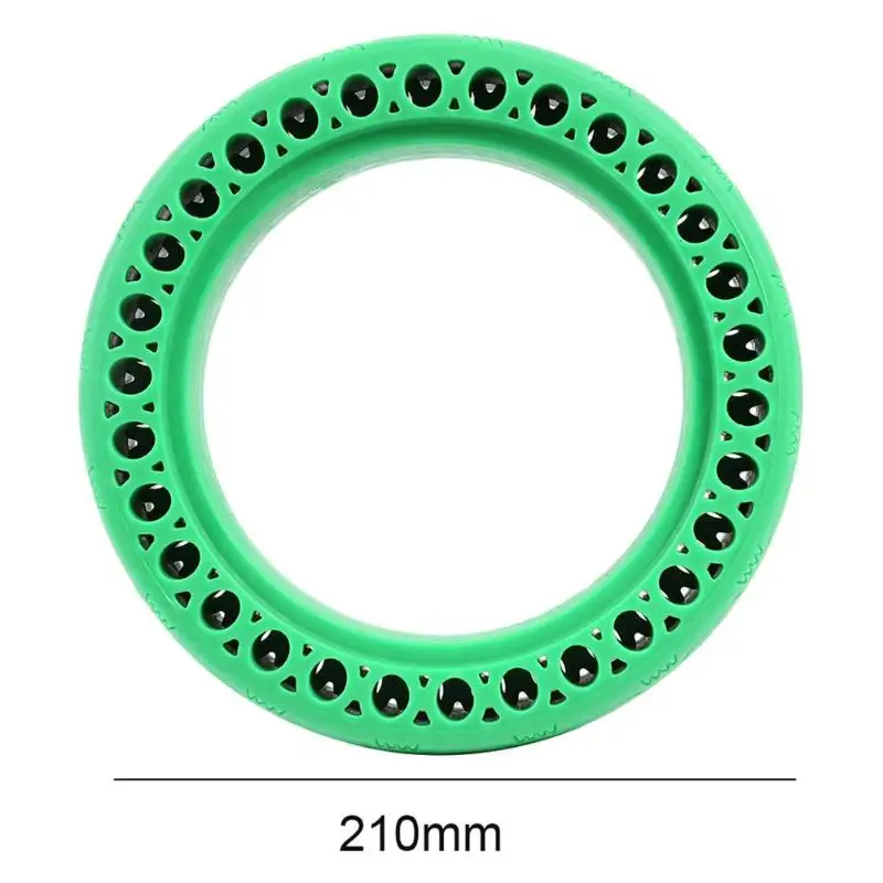 Прочный Электрический скутер шины многофункциональный для Xiaomi M365 Нескользящие утолщенные сотовые Твердые Электрический Скутер колеса шины - Цвет: Зеленый