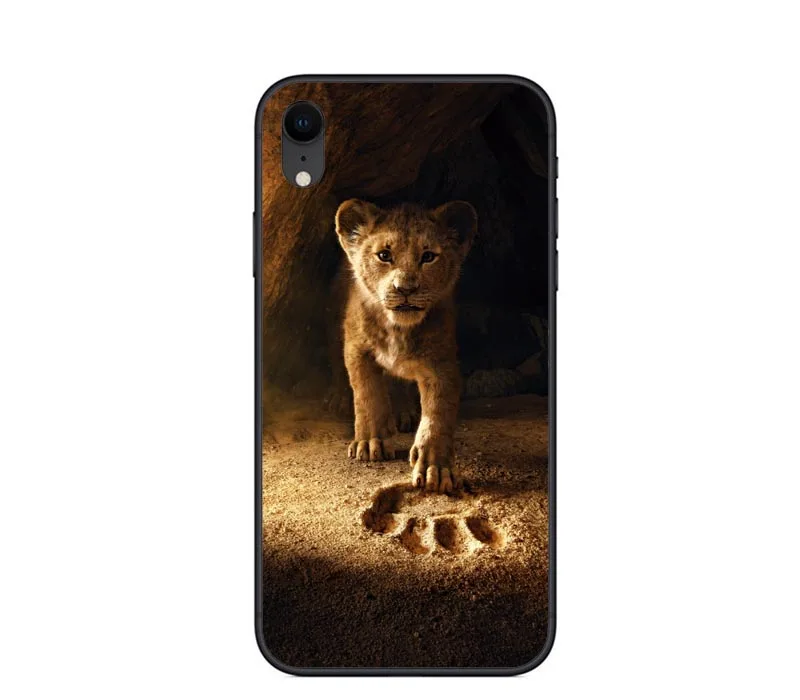 Мягкий силиконовый чехол для телефона Lion King Simba из ТПУ для Apple iPhone 8 7 6 6S Plus X XS MAX 5 5S SE XR чехол Coque Capa
