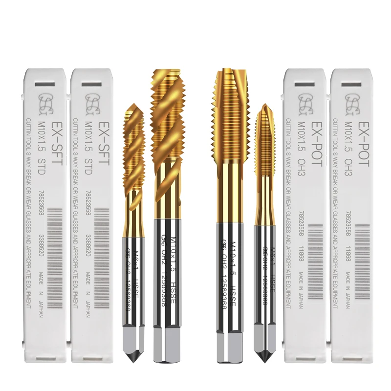 メンテナンス OSG M30x3.5 HSSE OSG HY-PRO M30x3.5 Spiral Flute Bottom Tap HSE 6H 4235
