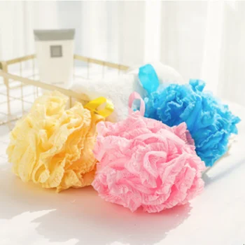 

1 Piece Lace Side Shower Ball Bath Flower Sponge Bathtub Bubble Ball Body Cleaning Tool Bathroom Accessories