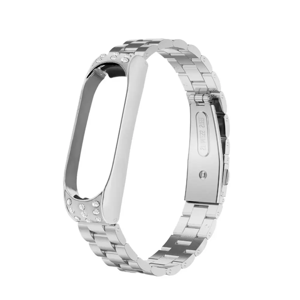 Сменный Браслет с ремешком+ металлическая рамка для Xiaomi Mi Band 4 Bracelet Модный Роскошный тонкий ремешок аксессуары для часов
