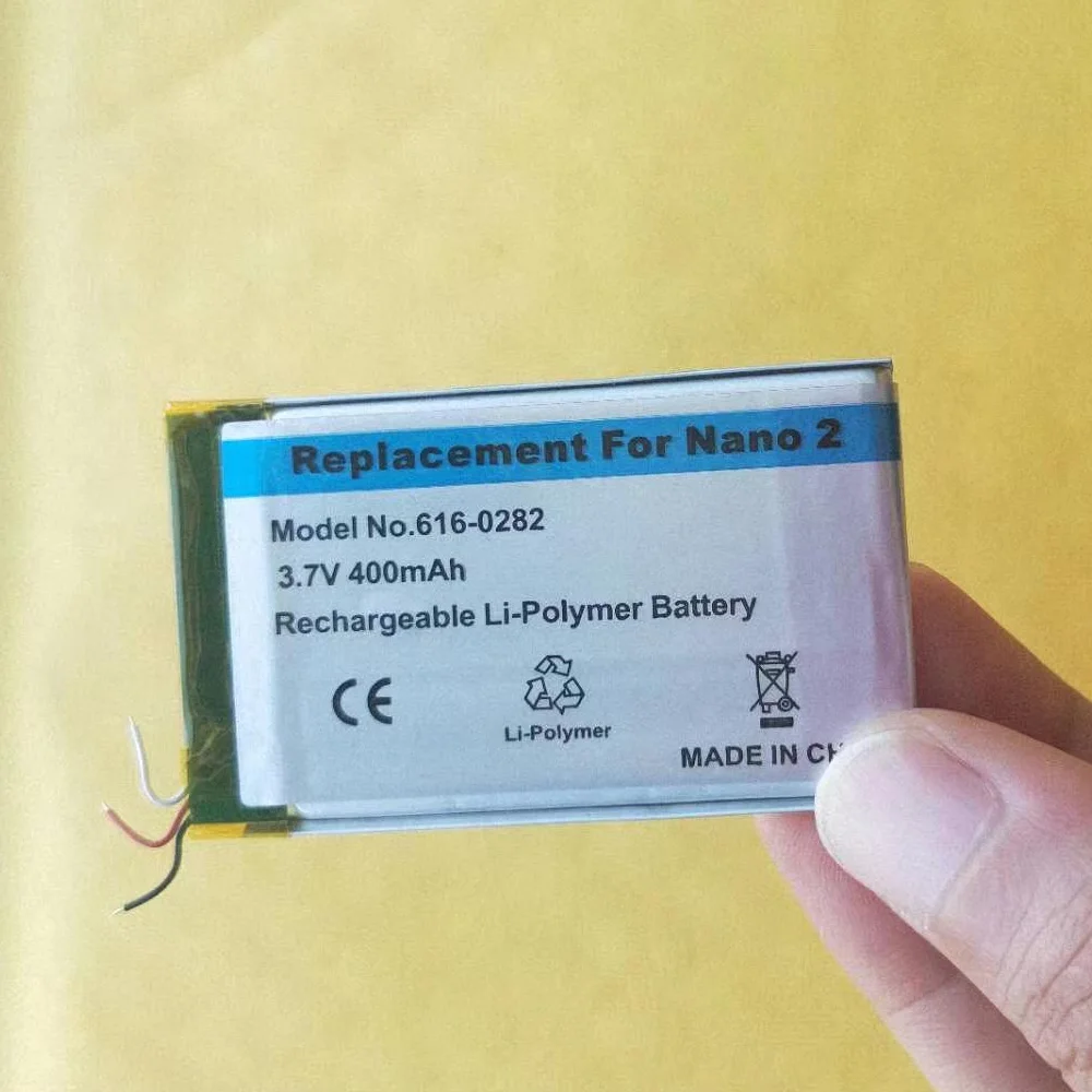 ISUN 10 шт./лот Nano 2 батарея Замена для iPod 2nd поколения MP3 батарея|battery for|batteries batteriesipod