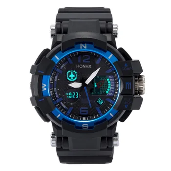 

Sports Men Watch Multifunction Military Digital Alarm Clock Fashion Young People Wrist Watches Man Luminous Waterproof FD3256