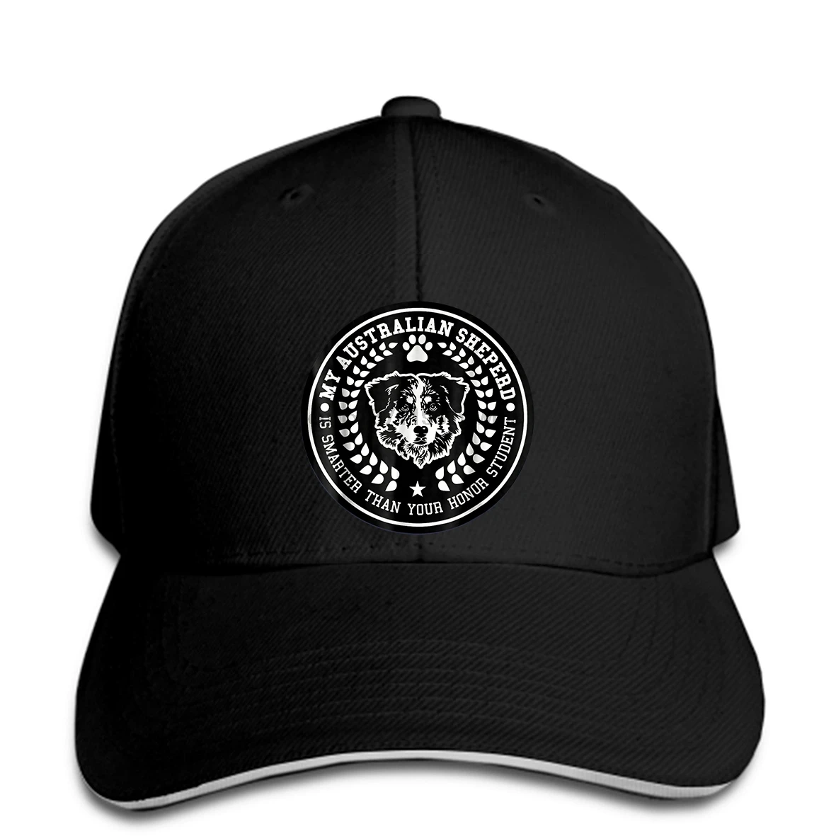 Women Australian Shepherd Baseball cap For Aussie Dog Gifts Shepard Summer Hiphop Harajuku Brand snapback hat Peaked | Аксессуары для