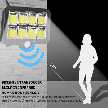 

IP65 LED Solar Wall Light Remote Control Human Motion Sensor Outdoor Garden Lamp Solar Bollard Light Led Solar Wall Light