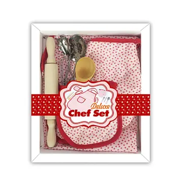 

Creative Cake Cuisine Baking Apron Toy Set Home DIY Cake Mold Toy Set Household Baking Tool Set Cake Making Toy Set