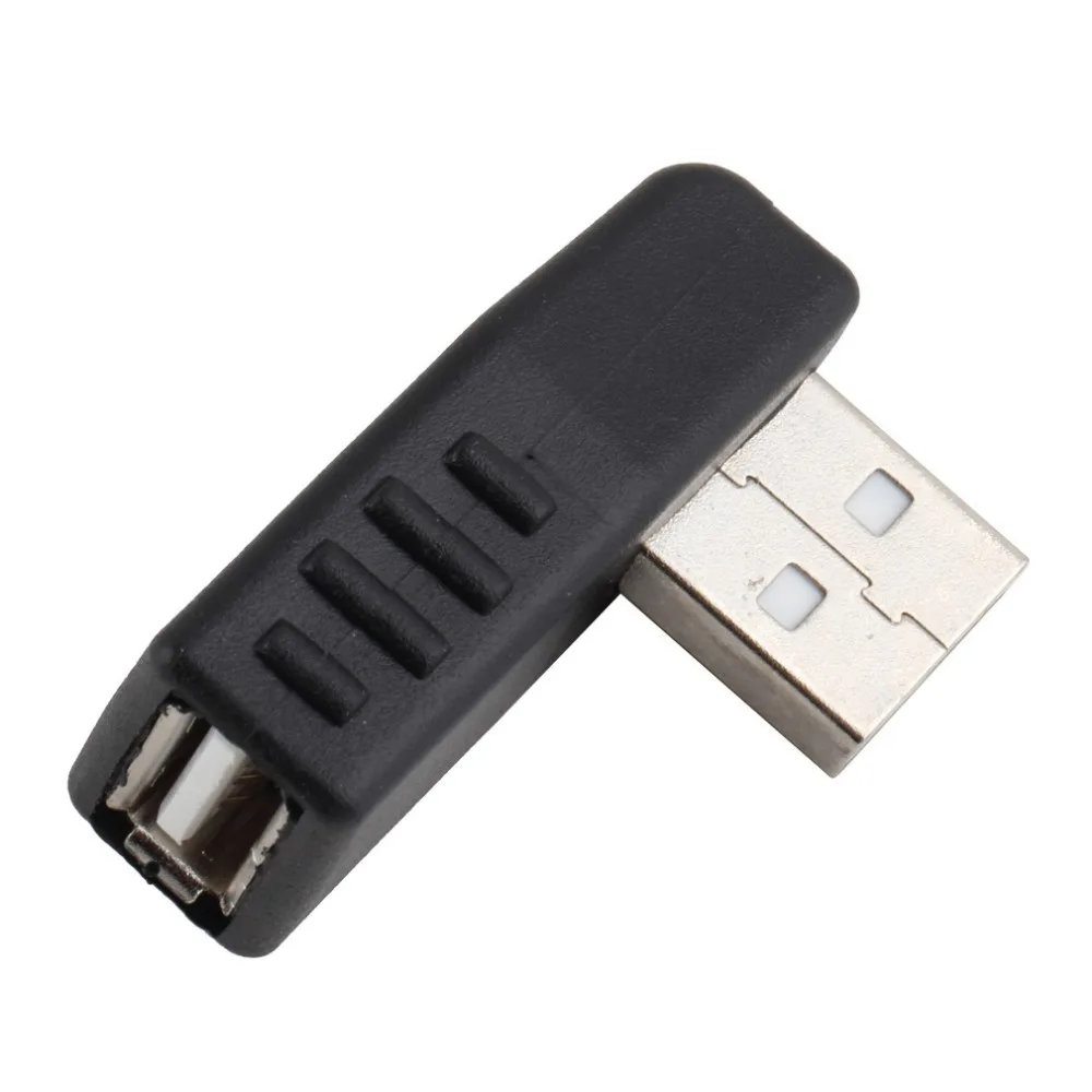 

Left angle 90 degree USB 2.0 A Male Female Adapter Connecter for Laptop PC Durability and Stable Performance Easy to Work