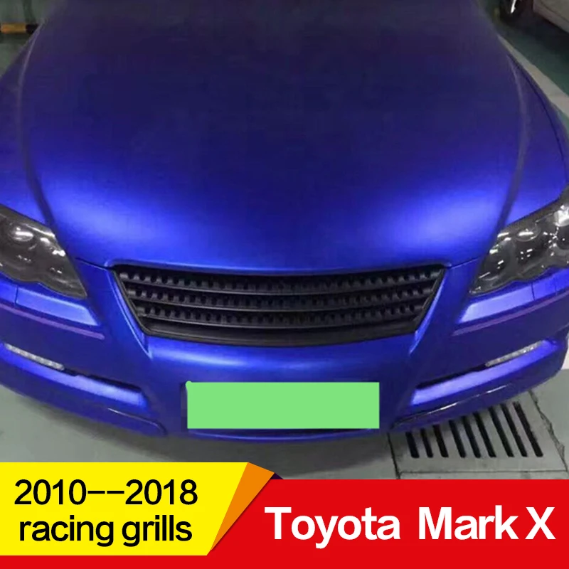 

Use for toyota mark X racing grills 2005 06 07 08 09 Year Refitt Front Center Racing Grille Cover TRD Sstyle Accessories