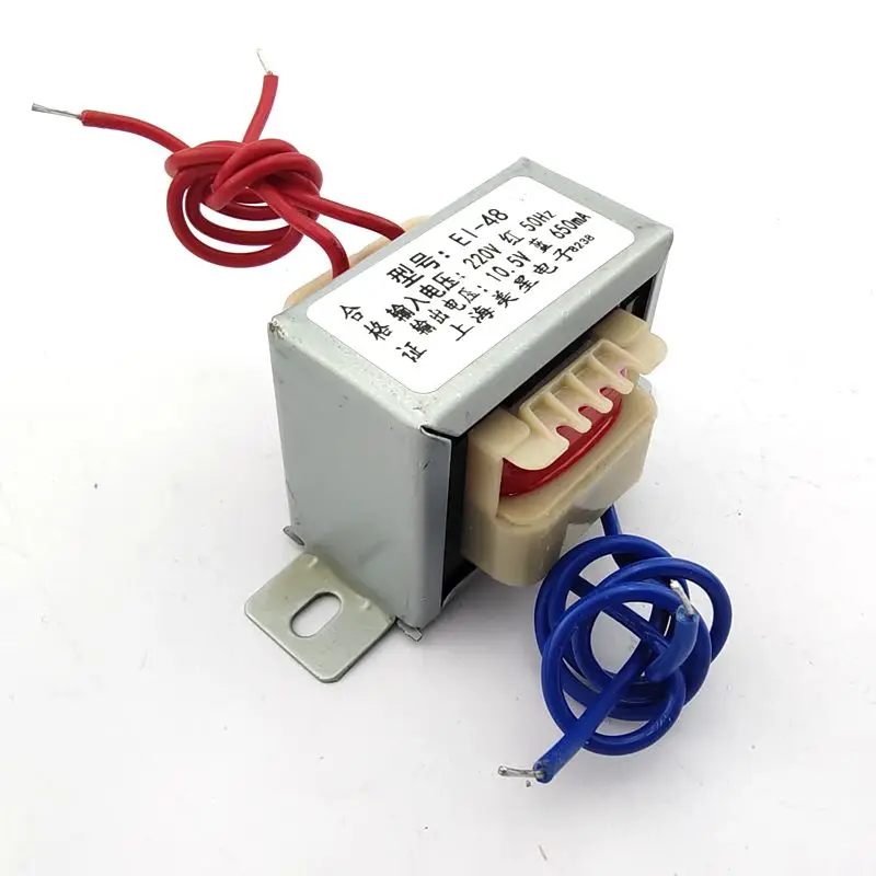 Трансформатор питания EI48 220V до 10,5 V 600mA 650mA 0.55A общий аудио трансформатор