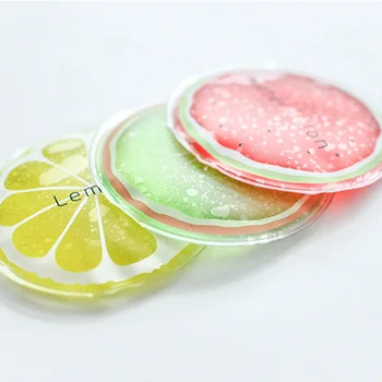

Hot 3pcs Round Colourful Iced Packs Cooler Bags Fruit Design Cold Fresh Food Drink D6