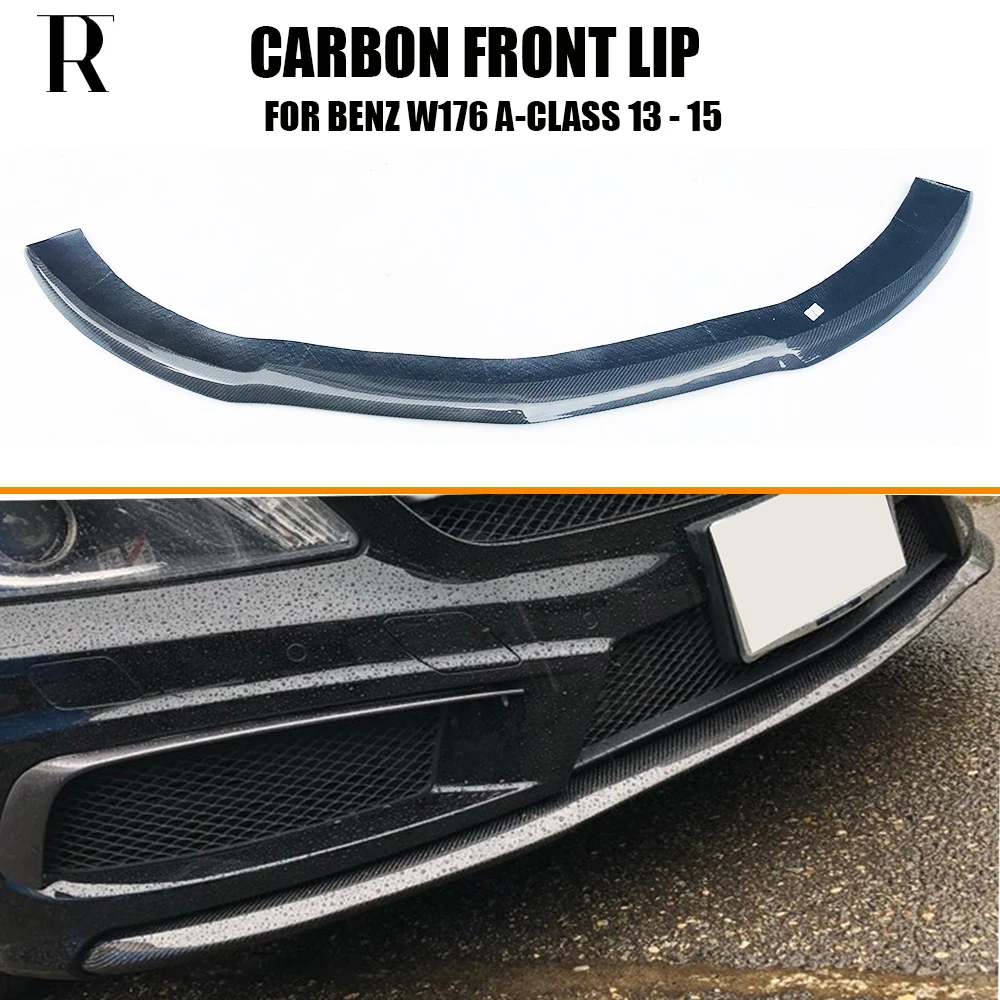 

Губа для подбородка AMG из углеродного волокна для Benz W176 класса А A180 A200 A220 A260 A45 с Amg посылка том 13- 15