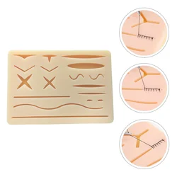 1pc sutura prática ferramenta simulação pele do corpo silicone sutura material ferramenta