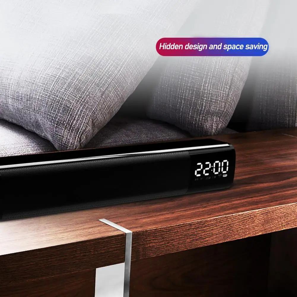 

40W Wireless outdoor portable Bluetooth speaker super audio column Soundbar center card theater home bass music subwoofer T E9C2