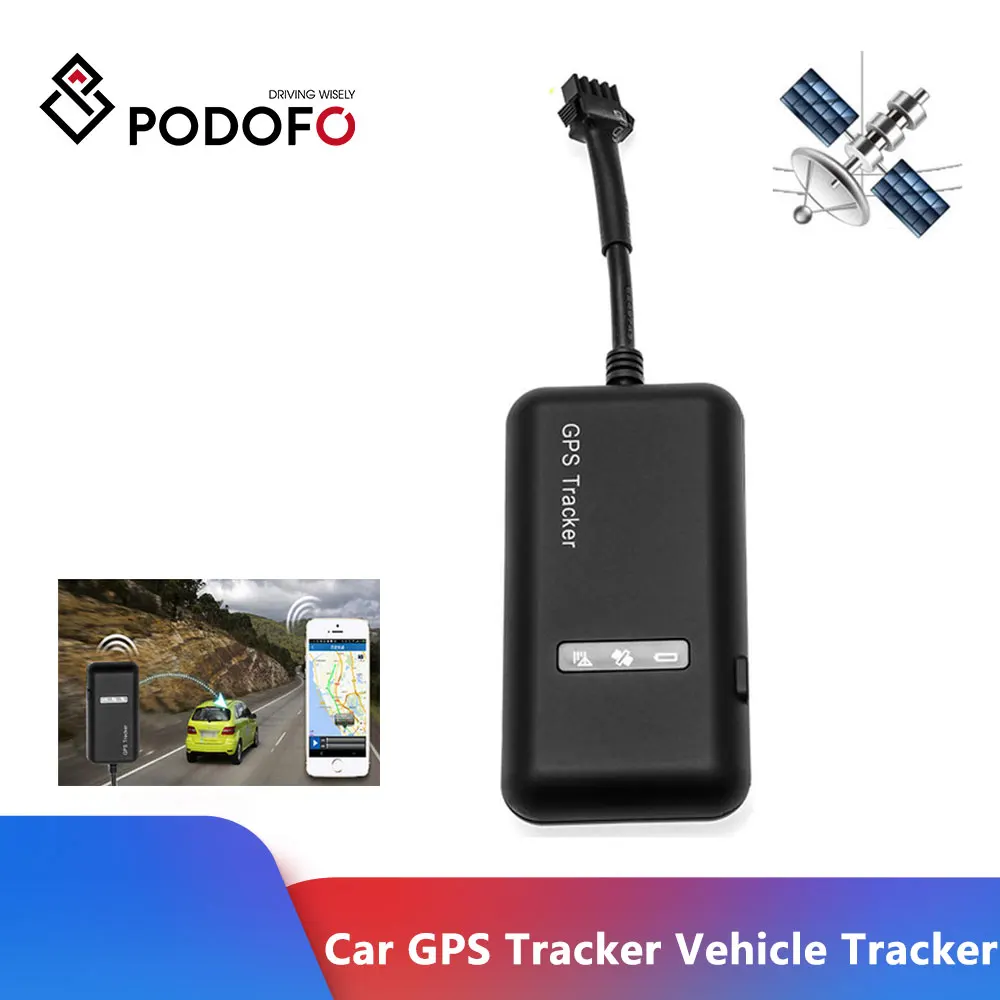 Podofo Автомобильный gps трекер TK110 автомобильный локатор отслеживание в реальном