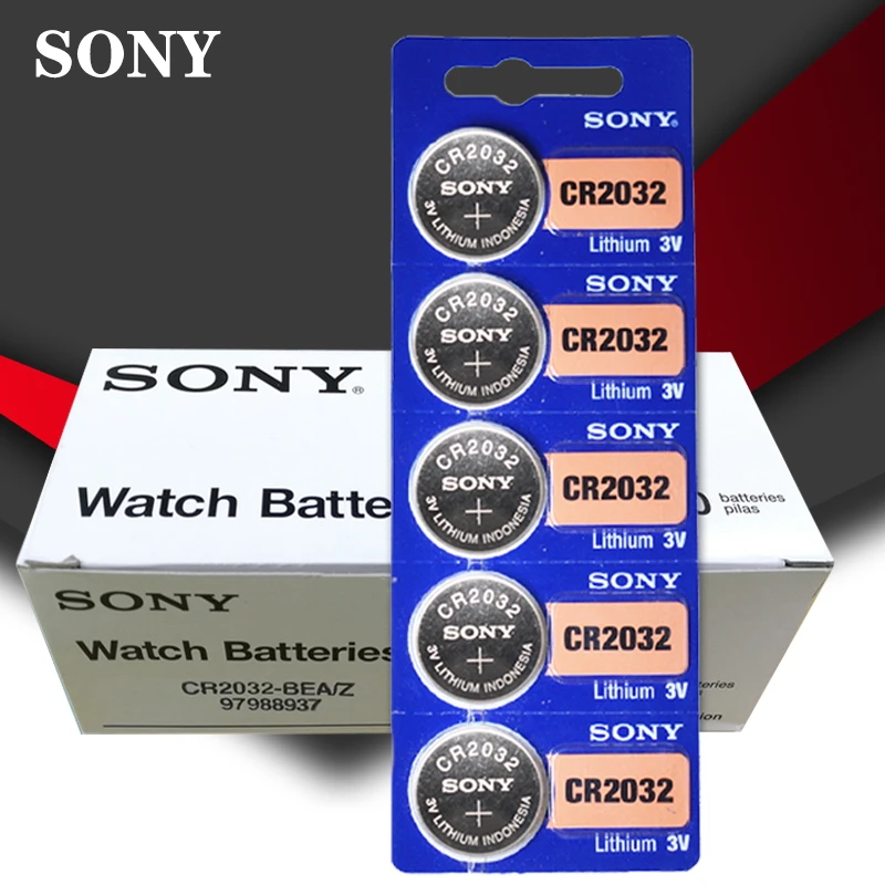100pcs/lot SONY Original cr2032 Button Cell Batteries 3V Coin Lithium Battery For Watch Remote Control Calculator cr2032|Button Cell Batteries| - AliExpress